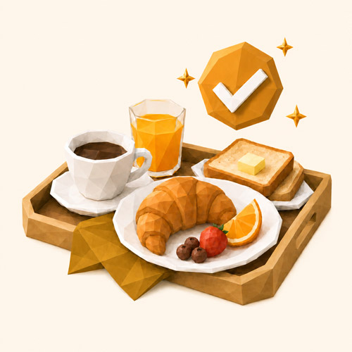 2x1 Breakfast*