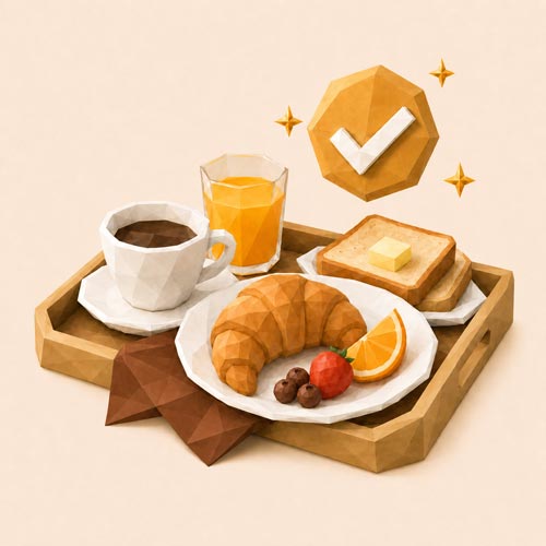 2x1 Breakfast*