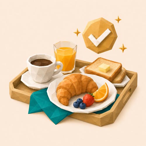 2x1 Breakfast*
