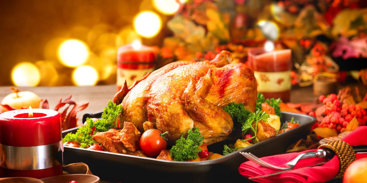 Delicioso pavo preparado en Villa del Palmar Cabo