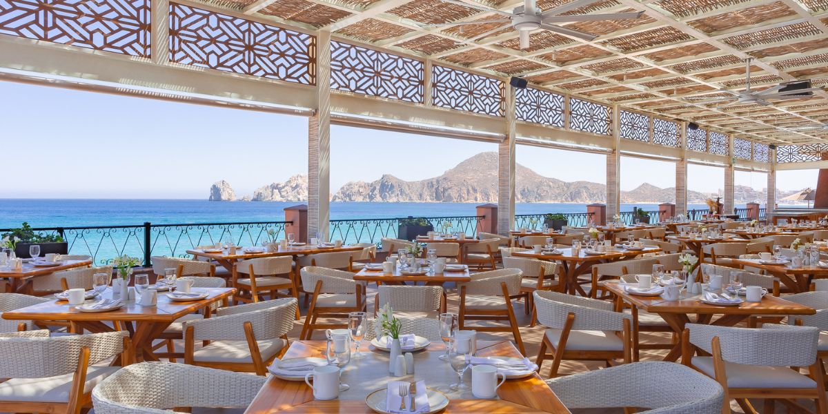 Outdoor restaurant in Villa del Arco Cabo San Lucas