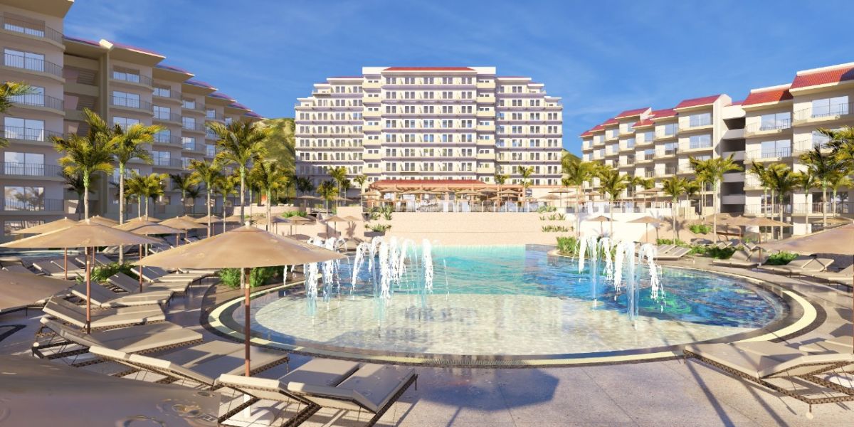 Entrada de resort todo incluido Villa del Palmar Los Cabos