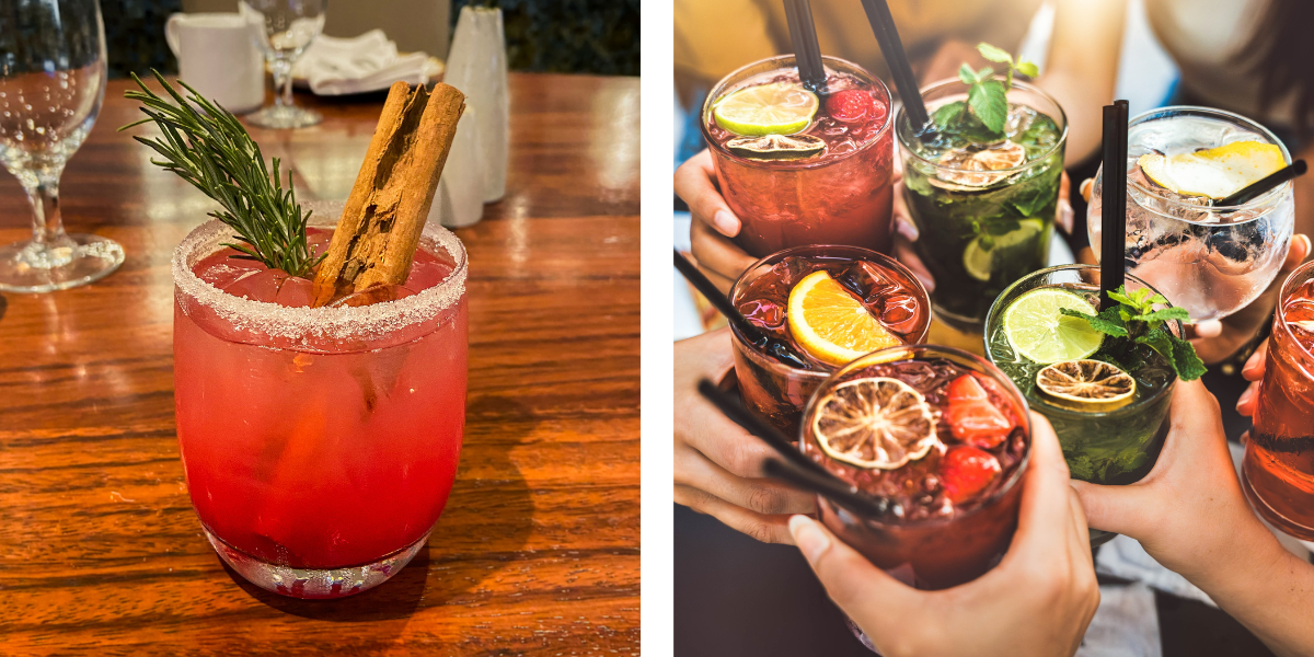 Recetas faciles y sencillas de cocteles navideños