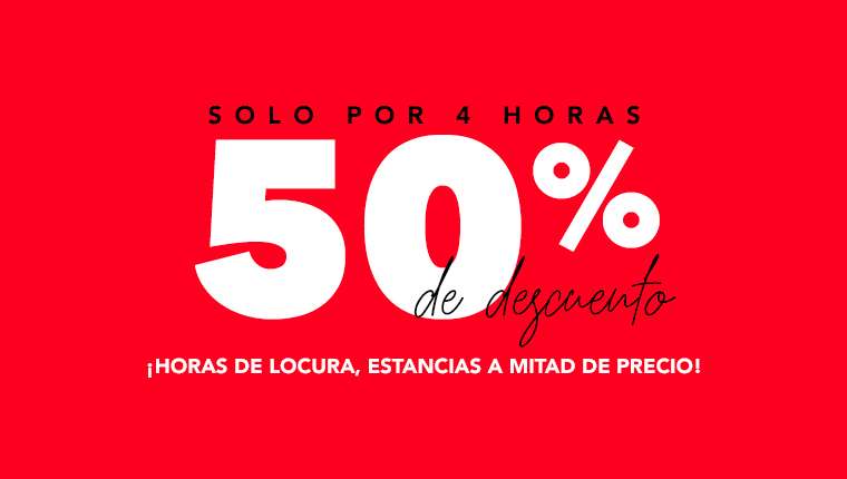 50% DE DESCUENTO