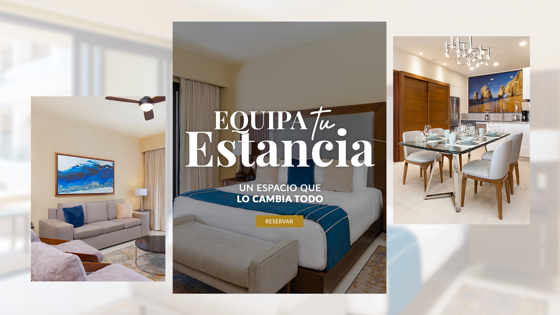 Equipa tu estancia