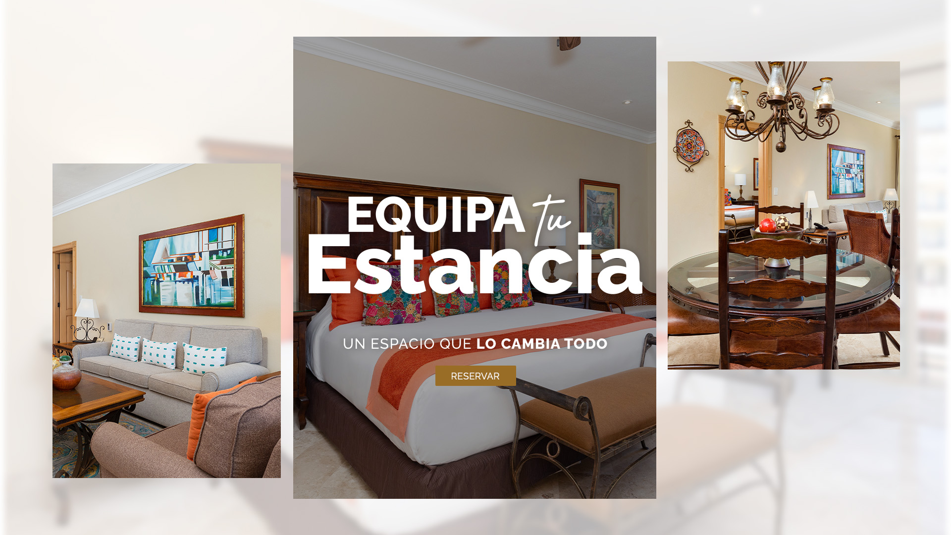 Equipa tu estancia