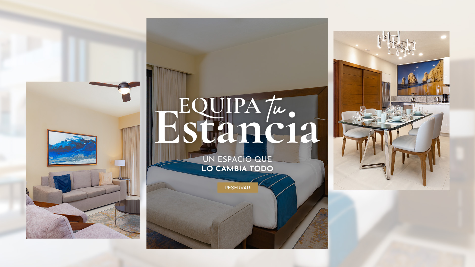 Equipa tu estancia